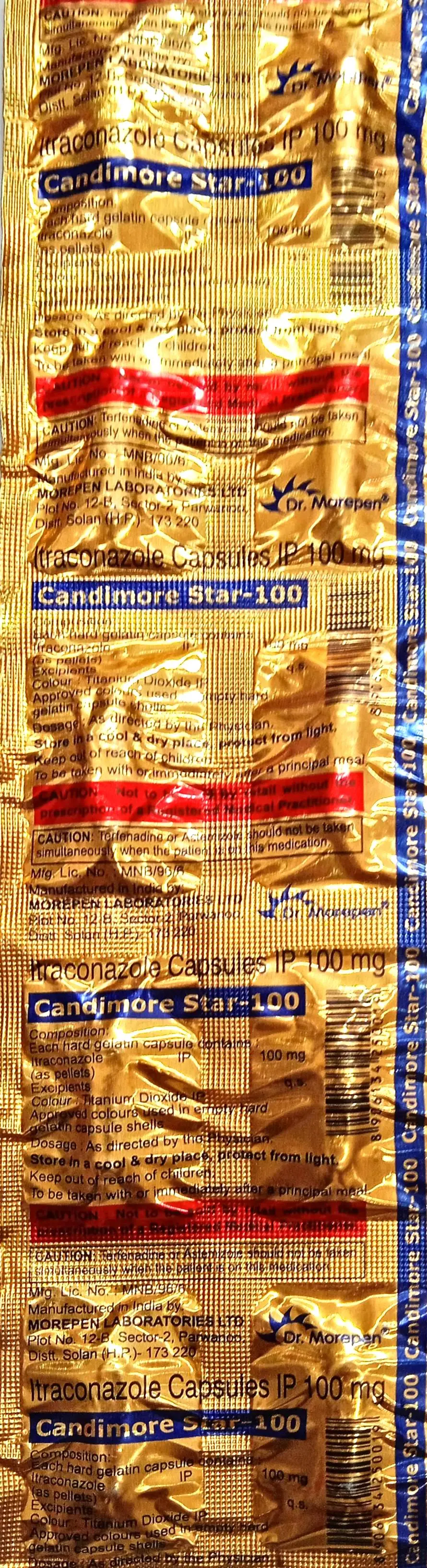 Candimore Star 100 Capsule 10s
