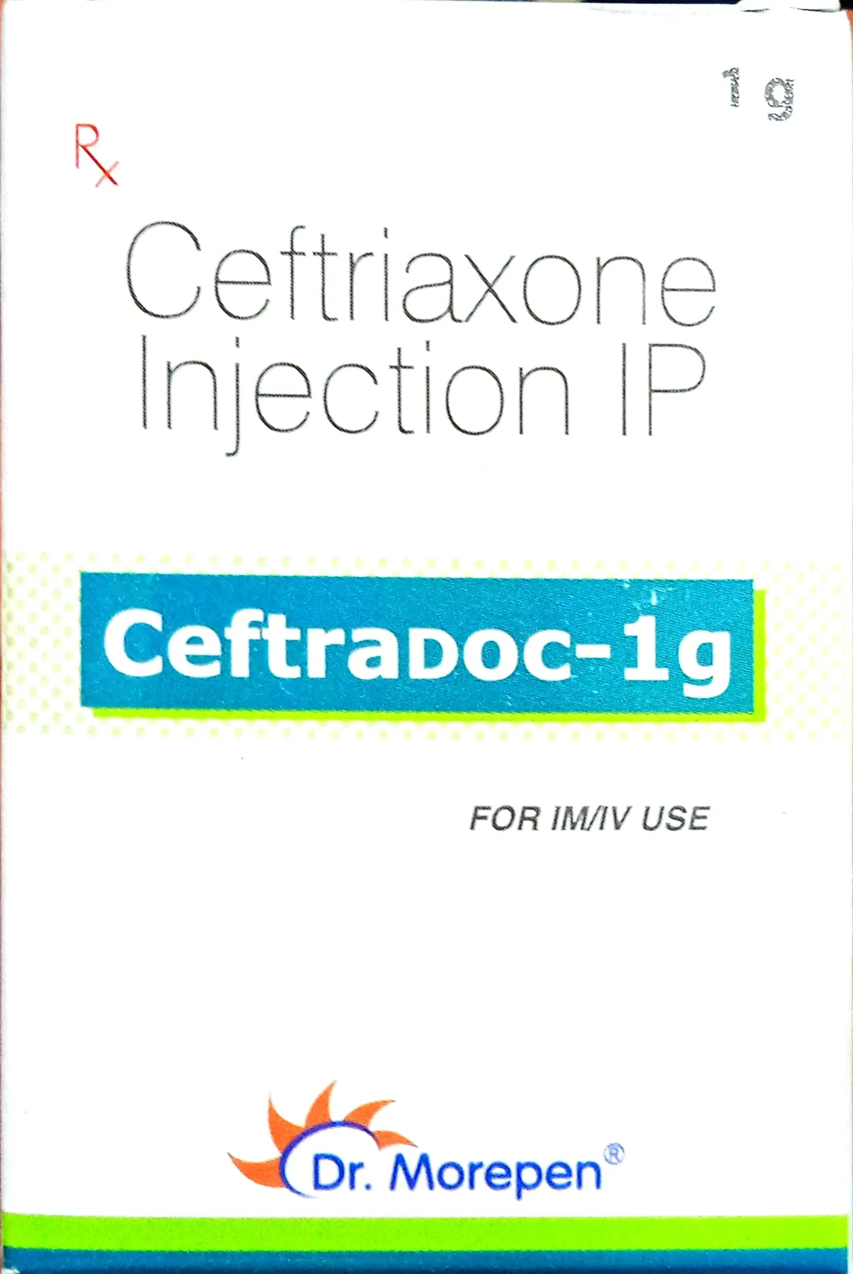 Ceftradoc 1g Injection