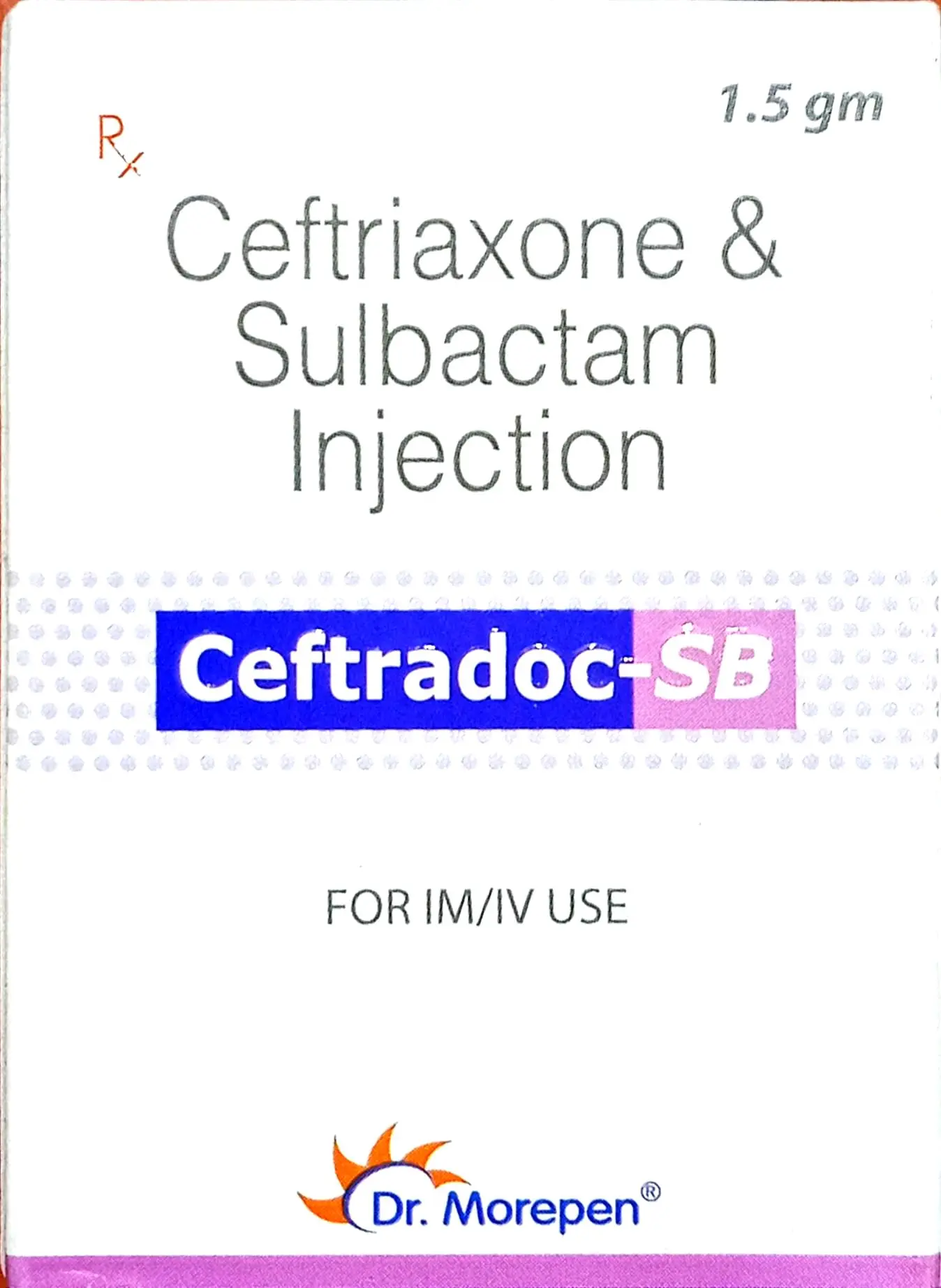 Ceftradoc SB 1.5g Injection