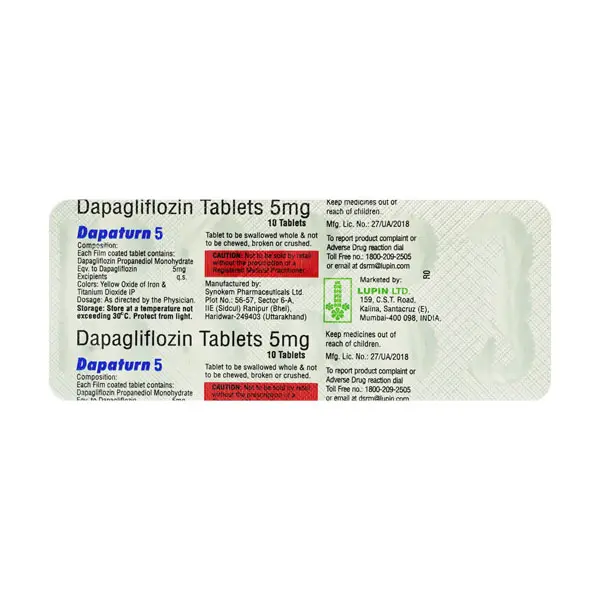 Dapaturn 5mg Tablet 10s