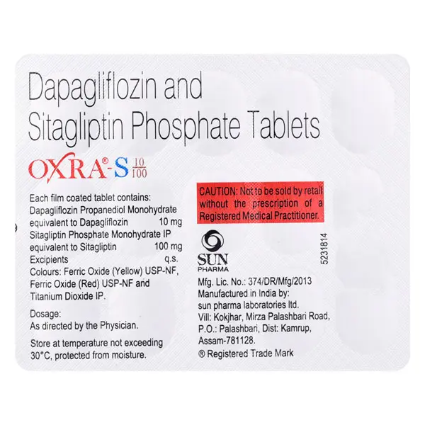 Oxra S 10/100mg Tablet