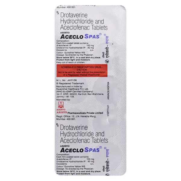 Aceclo Spas Tablet 10s