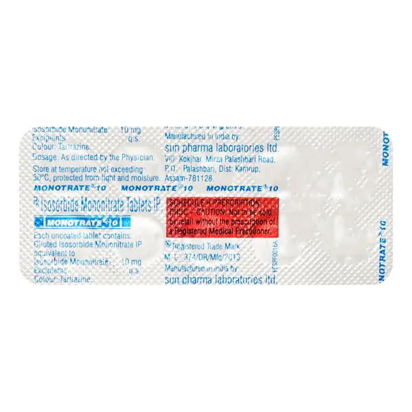 Monotrate Tablet 10mg 10s