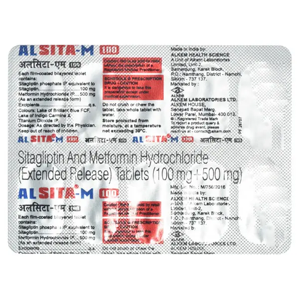 Alsita M 100mg Tablet 10s