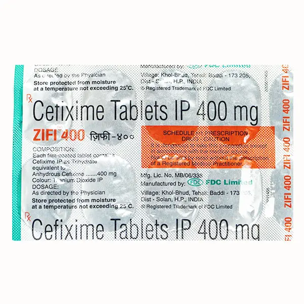 Zifi 400mg Tablet 10s