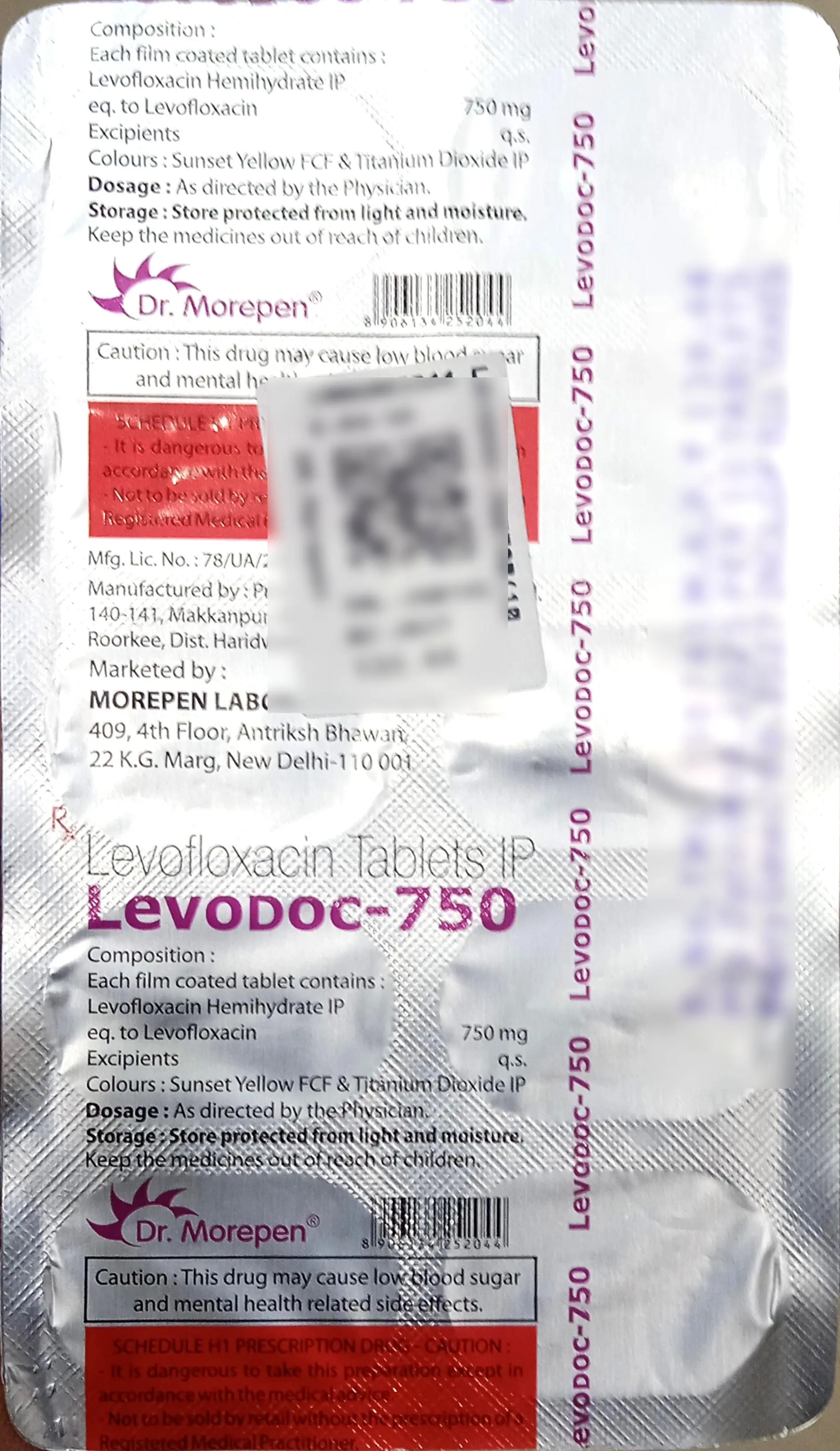 Levodoc 750 Tablet 10s