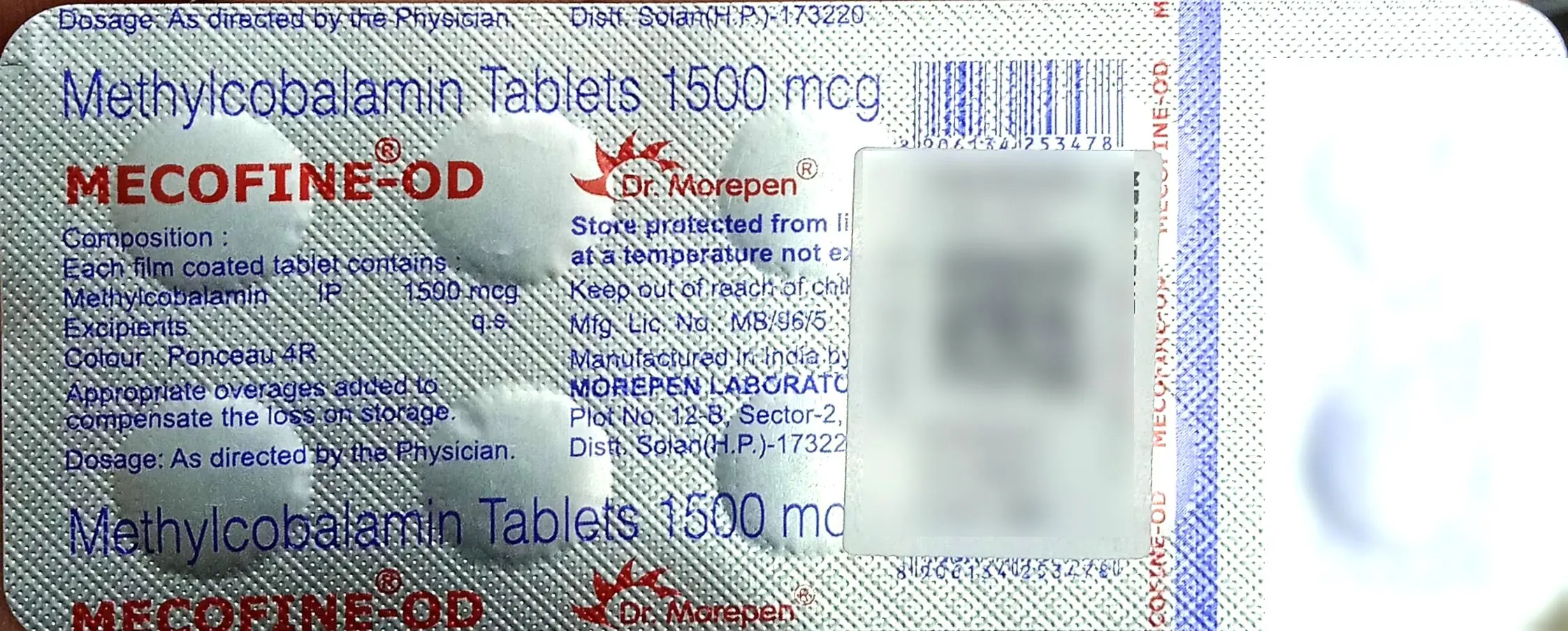 Mecofine OD Tablet