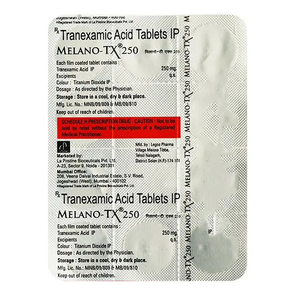 Melano TX 250mg Tablet 10s