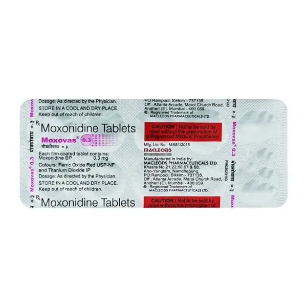 Moxovas 0.3mg Tablet 10s
