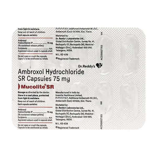 Mucolite SR Capsule 75mg