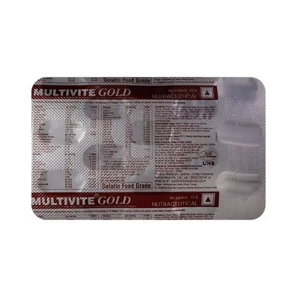 Multivite Gold Capsule 15s