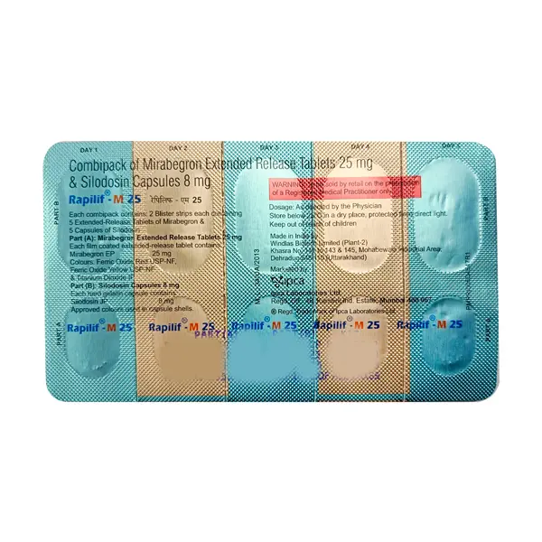 Rapilif M 25mg Tablet 10s