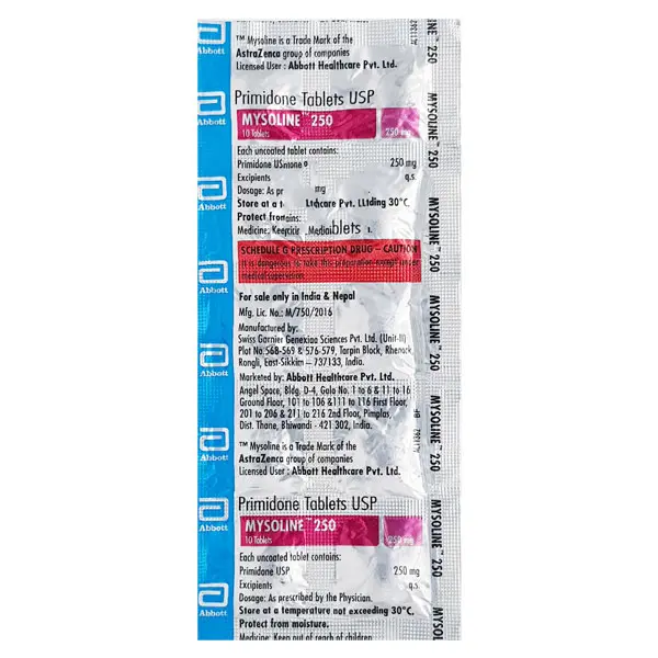 Mysoline 250mg Tablet 10s