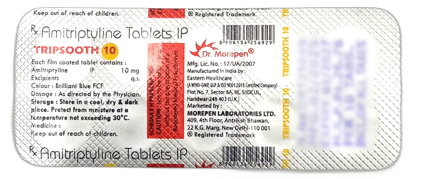 Tripsooth 10 Tablet