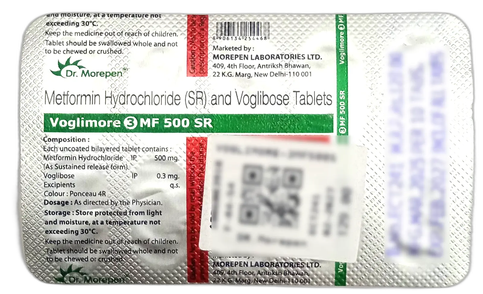 Voglimore 3MF 500 SR Tablet
