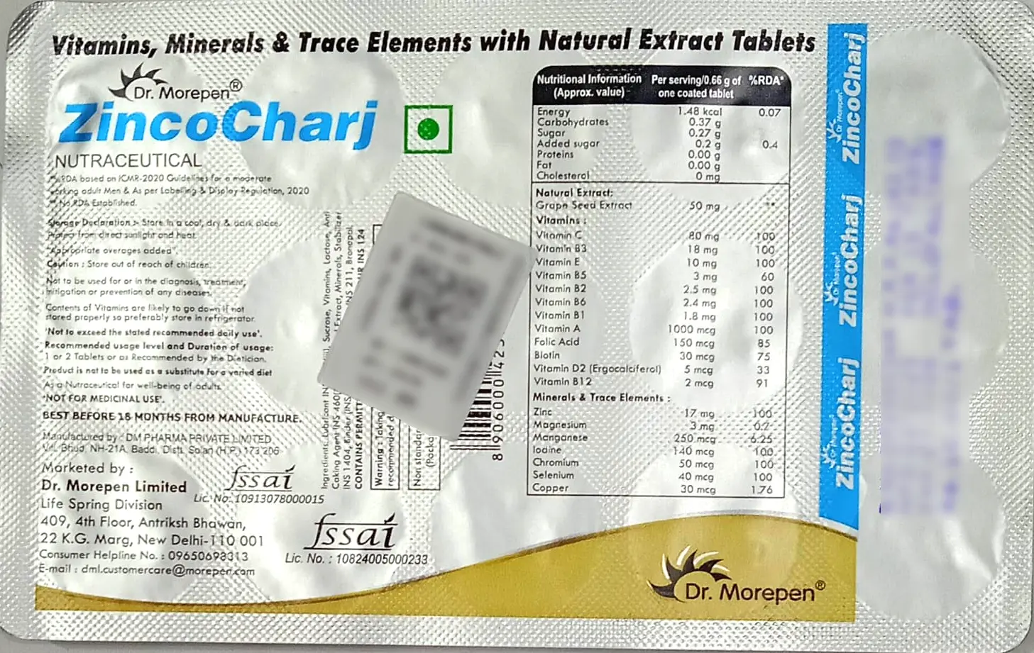 Zincocharj Tablet