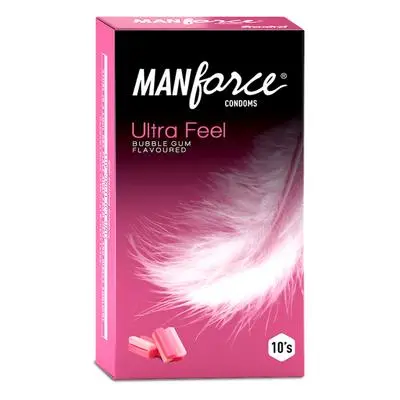 Manforce Condom(Ultrafeel(Bubblegum) 10S