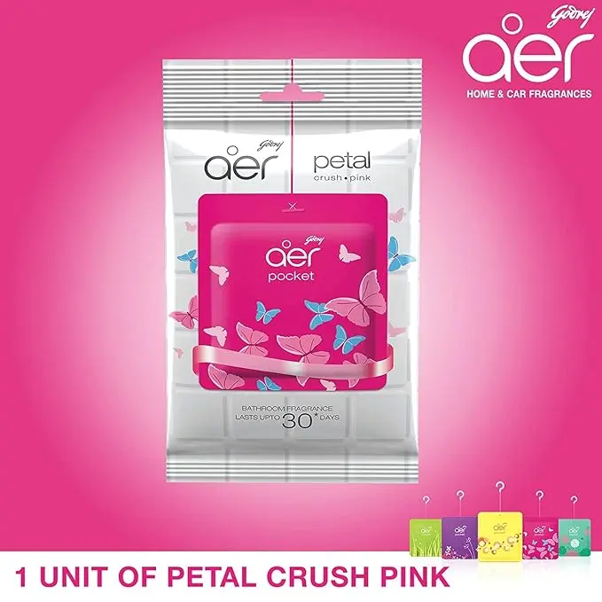 Godrej Aer Power Pocket Air Freshener Berry Rush 10g