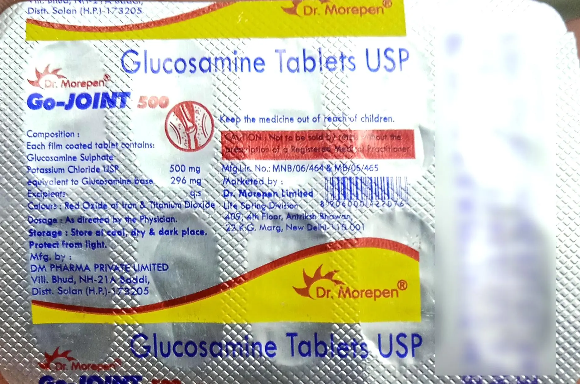 GO Joint 500mg Tablet