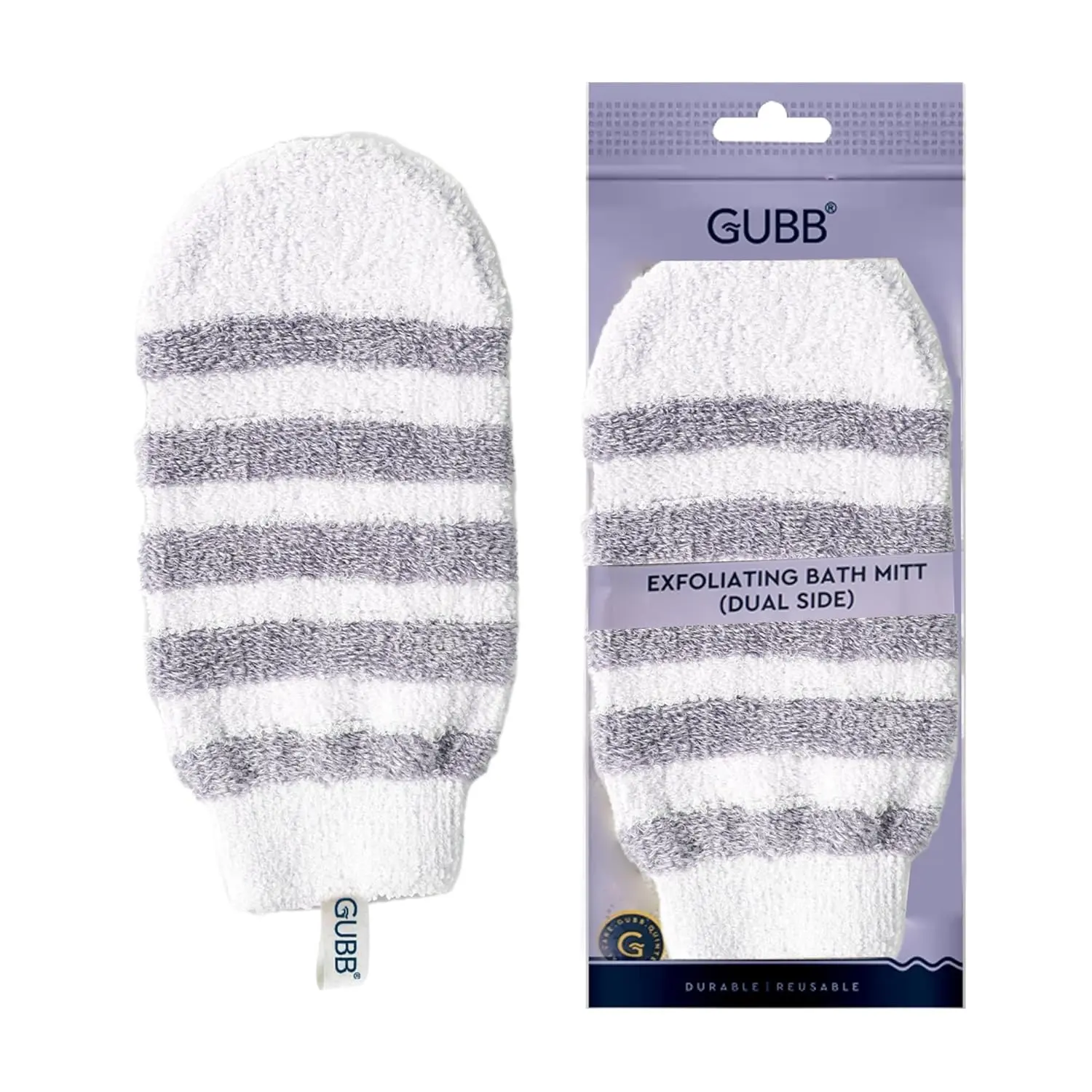 Gubb Exfoliating Bath Mitt dual Side 1s