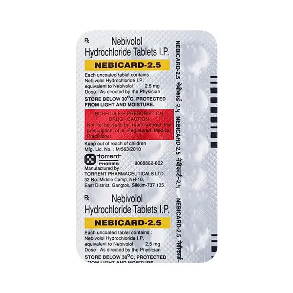 Nebicard 2.5mg Tablet