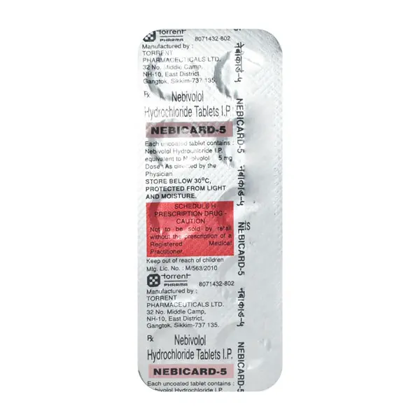 Nebicard 5mg Tablet