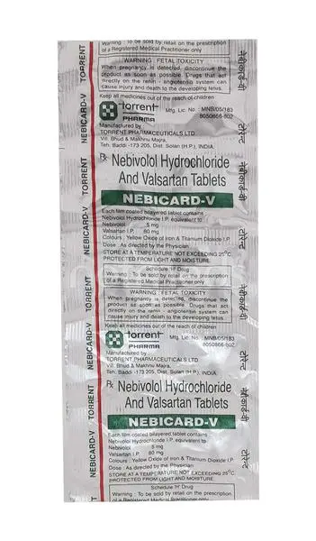 Nebicard V Tablet 10s