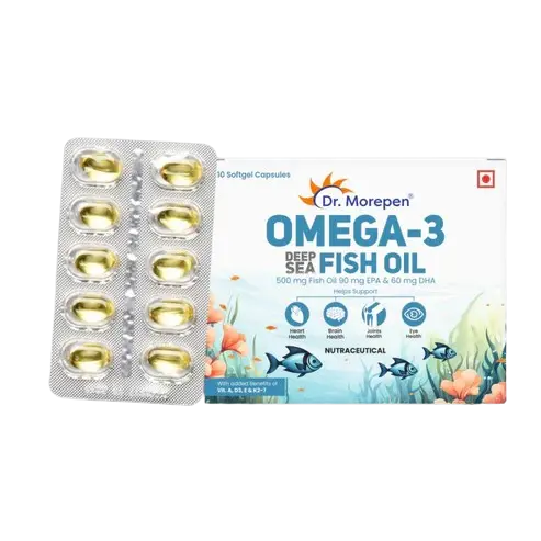 Dr. Morepen Omega 3 Fish Oil Softgels