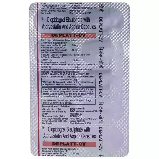 Deplatt CV 10mg Capsule 15s