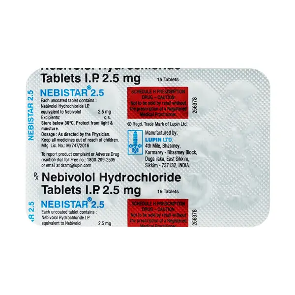 Nebistar 2.5mg Tablet