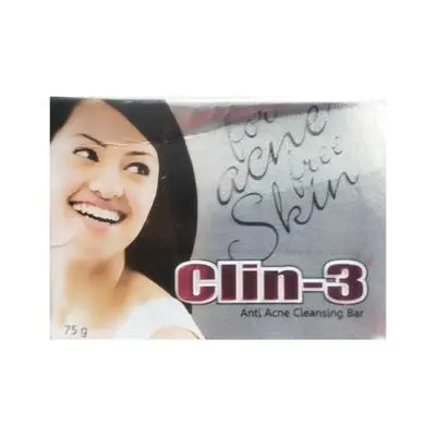 Clin 3 Anti-Acne Cleansing Bar 1S