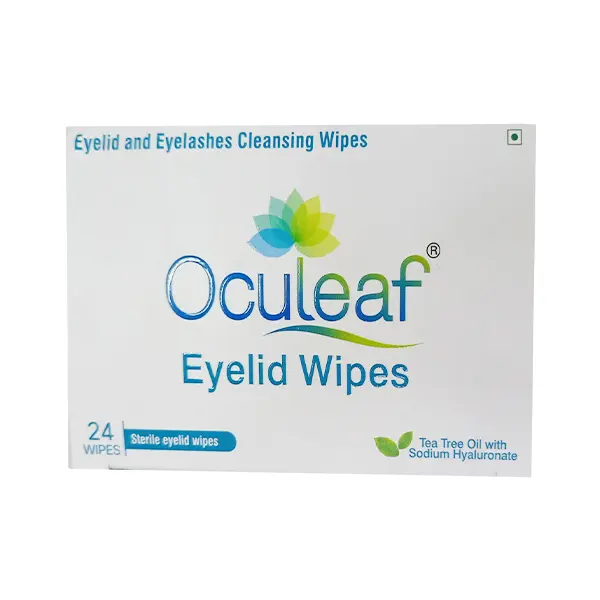 Oculeaf Eyelid Wipes 24s