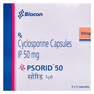 Psorid 50mg Cap 10S