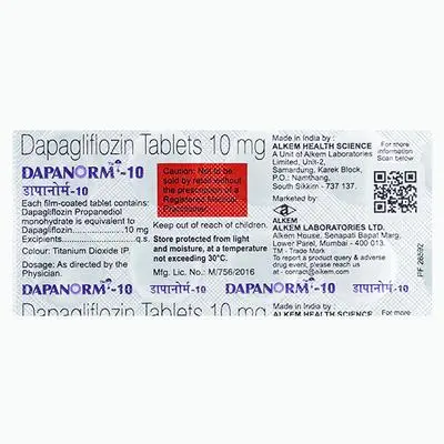 DAPANORM 10MG 15S