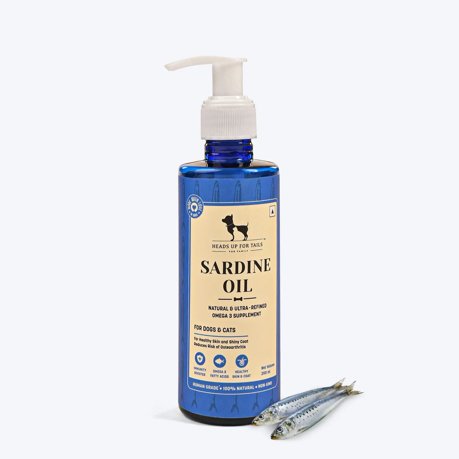 HUFT Sardine Pet Oil 200 ML