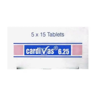 Cardivas 6.25mg Tab