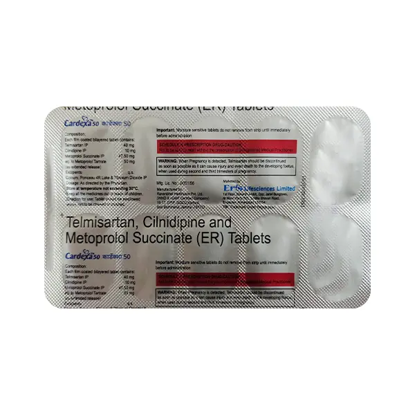 Cardexa 50mg Tablet 10s