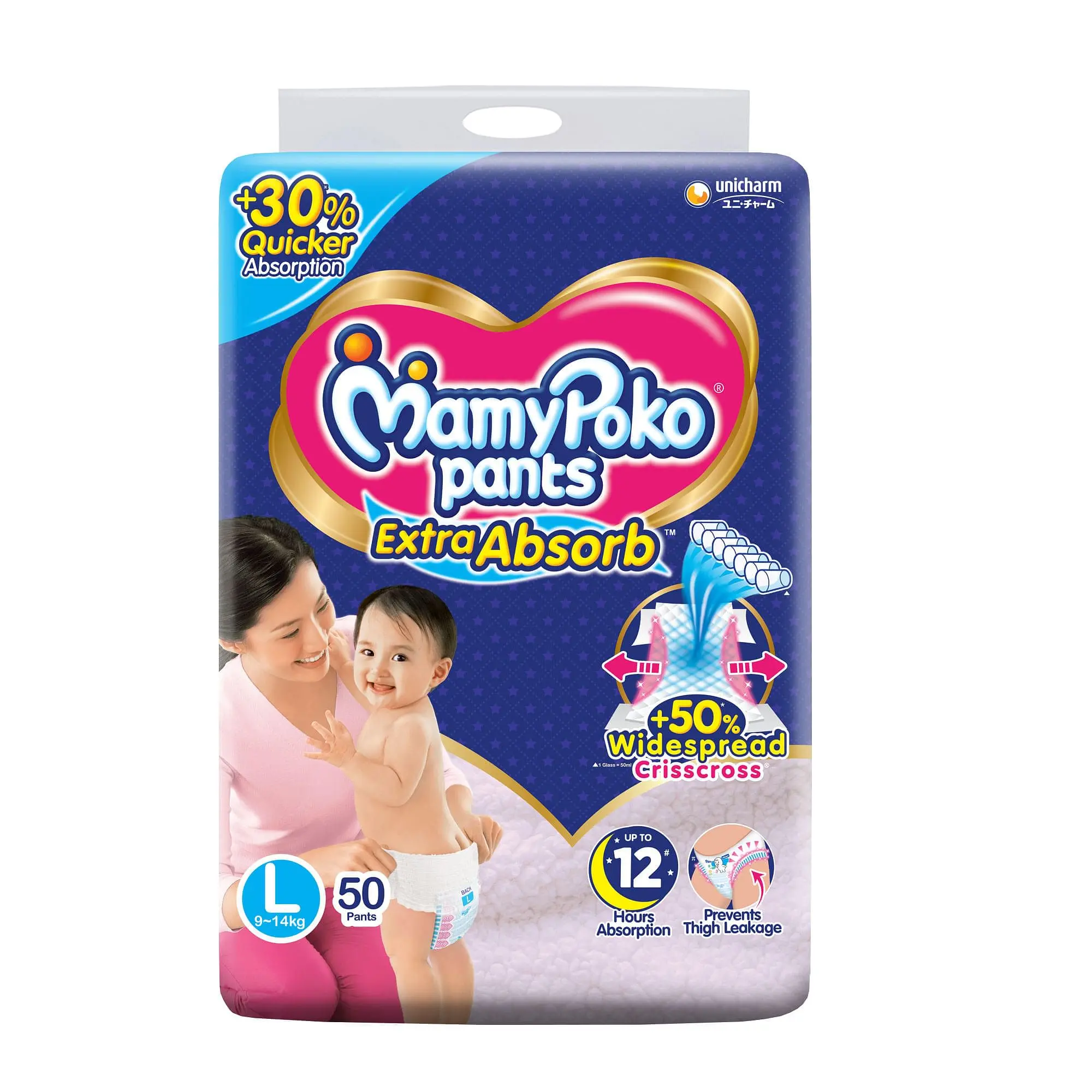 Mamy Poko Pants Extra Absorb L 50s