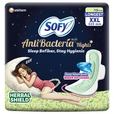 Sofy Antibacteria Nights XXL