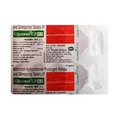 Glycomet GP Tab 0.5 Mg 15S