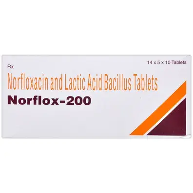Norflox 200mg Tablet 10s