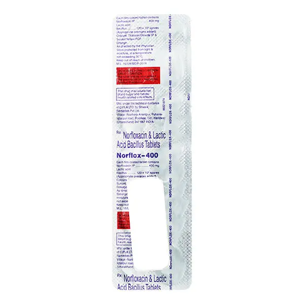 Norflox 400mg Tablet