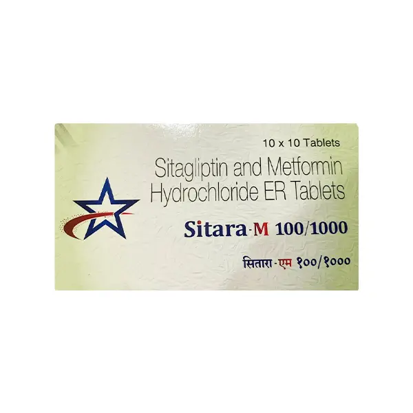 Sitara M 100/1000mg Tablet 10s