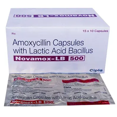 Novamox LB 500mg Capsule 10s