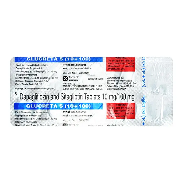 Glucreta S 10/100mg Tablet
