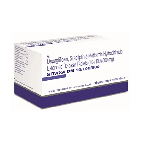 Sitaxa DM 10/100/500mg Tablet 10s