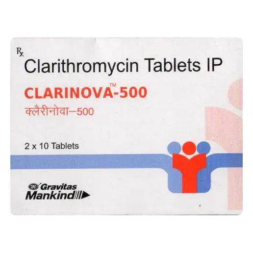 Clarinova 500mg Tablet 10s