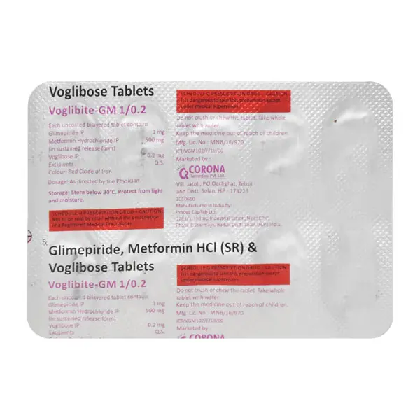 Voglibite G 1mg Tablet 10s