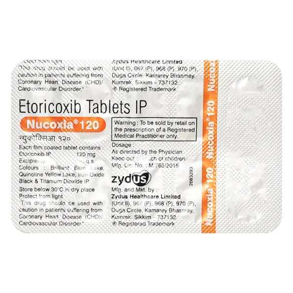 Nucoxia 120mg Tablet