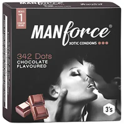 Manforce Xotic Condom Chocolate 3s
